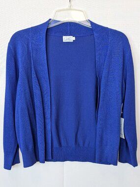 NEW Royal Blue Shrug / Crop Sweater